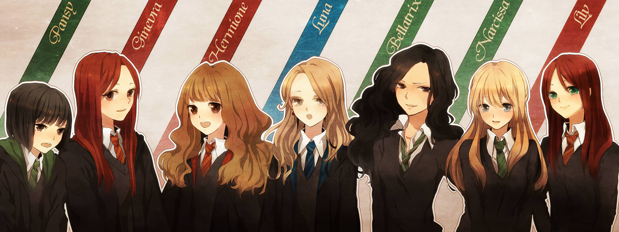 Kirikawa Juu Harry Potter Bellatrix Lestrange Ginny Weasley Hermione Granger Lily Evans Luna 9074